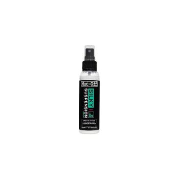 Muc-Off - Spray Mantenimiento Suspension Silky Serum 100ml para bicicletas, reduce fricción y lubrifica sellos de horquillas, amortiguadores y tijas telescópicas, fórmula a base de silicona de alta