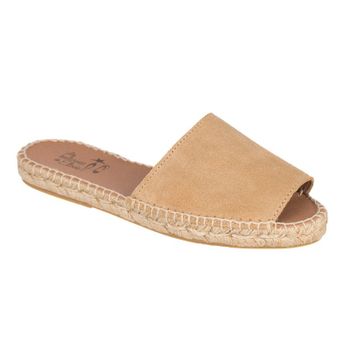 Alpargata abierta beige