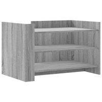 mesa de centro 50x80x50 cm madera - gris