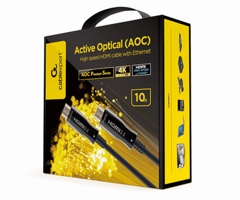CABLE HDMI GEMBIRD DE ALTA VELOCIDAD CON OPTICA ACTIVA AOC CON ETHERNET 10 M