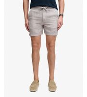 superdry para hombre m7110520a shorts merchant lino gris xl casual