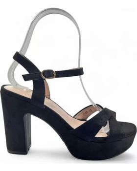 de TIMBOS TIMBOS 190J65 SANDALIA DE TACÓN CON PLATAFORMA NEGRA NEGRO