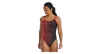 traje de bano recortado tyr durafast elite speedwarp rojo mujer