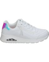 zapatillas para mujer skechers uno gen1 shimmer away 310545l-wht blanco 37