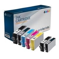 compatible multipack hp photosmart d5460 printer ink cartridges 7 pack -cn684ee