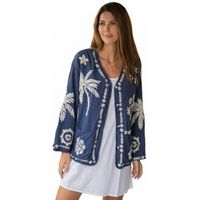 isla bonita by sigris chaqueta de punto chaqueta para mujer