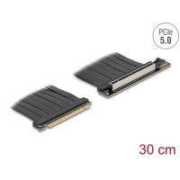 cable pcie delock 81593 pcie 50 x16 30 cm negro para pc