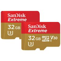 sandisk extreme microsdhc pack 2 32gb clase 10 u3 v30 uhs-i