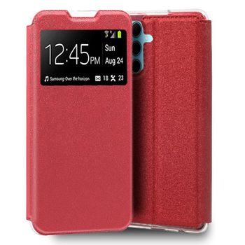 Cool Funda Flip Cover Liso Rojo para Samsung A356 Galaxy A35 5G