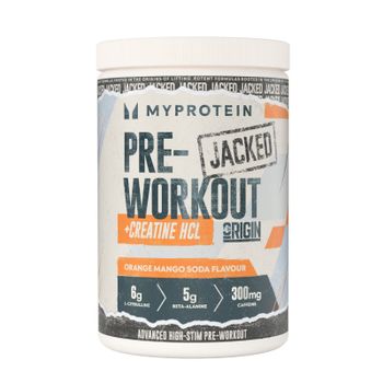 Origin Jacked Pre-Workout - 650G - 25raciones - Orange Mango Soda