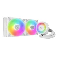 refrigeracion liquida arctic liquid freezer iii 280 a-rgb 2x140mm blanco pwm multisocket