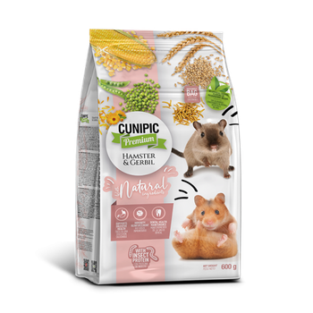 Cunipic Alimento Completo para Hámsters y Gerbil (Roedores , Piensos y mezclas) - 600 GR