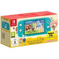 nintendo switch lite portatil 32 gb turquesa  tomodachi life  30 dias nso