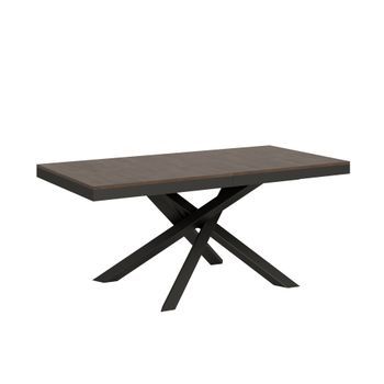 Mesa Extensible 90x180/440 Cm Volantis Evolution Nogal Estructura Antracita