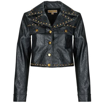 MICHAEL Michael Kors Cazadora de cuero STUDDED FX LEATHER JKT para mujer