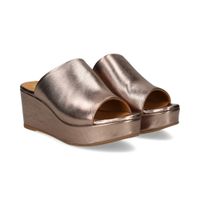 unisa sandalias con plataforma mujer - marron talla 37