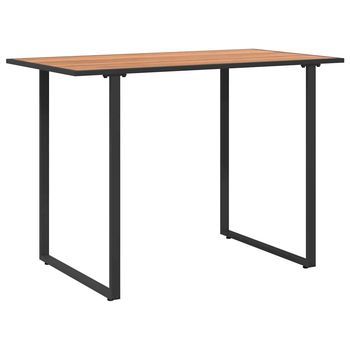 Mesa De Jardín | Mesa De Exterior Marrón 100 X 55 X 70 Cm Madera