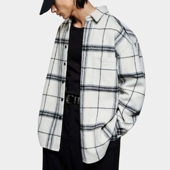 MKI MIYUKI ZOKU Checked Flannel Overshirt - S