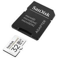 sandisk high endurance microsdhc 32gb clase 10 u3 v30 uhs-i  adaptador sd