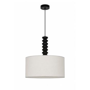 Suspensión de tela blanca y metal 40 cm