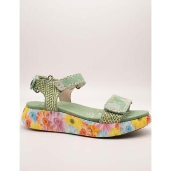 Laura Vita Sandalias Nikito 06 Vert para mujer
