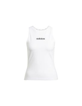 Camiseta adidas Linear Sj Tank Mujer Blanco/Negro