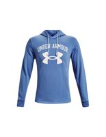 sudadera under armour rival terry big logo m red river