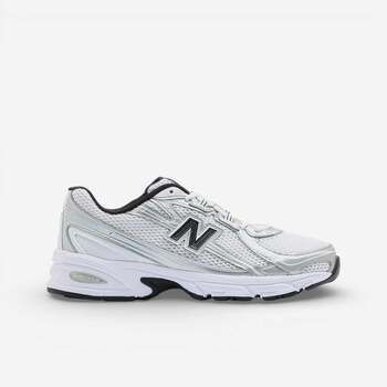 New Balance Zapatillas 740 White Silver Metallic Navy para mujer