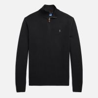 polo ralph lauren merino wool half-zip jumper - xxl