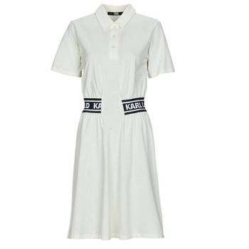 Karl Lagerfeld Vestido PIQUE POLO DRESS para mujer