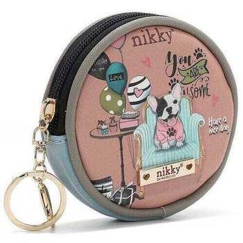Nikky By Nicole Lee Cartera LLAVERO CON MONEDERO REDONDO (PARTY KING) para mujer