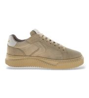 voile blanche para mujer 2017542 zapatillas de piel lipari beige 40 plano cordones casual
