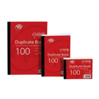 value duplicate book plain ruled 216x130mm pk5
