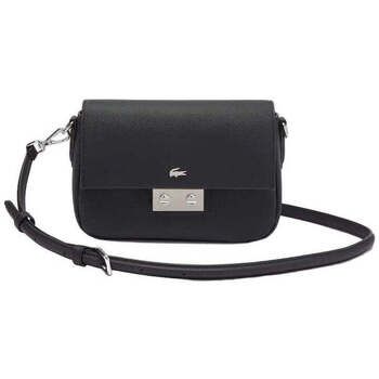 Lacoste Bandolera Bolso con solapa Daily City Negro para mujer