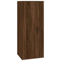 mueble para tv de pared roble marron 40x345x100 cm vidaxl
