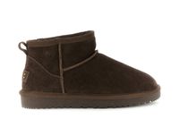 botines de ante con pelo sintetico dark brown 41
