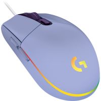 logitech g g102 lightsync raton gaming 8000dpi lila