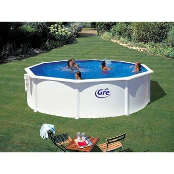 Piscina Redonda 350 x 120 cm - Gre. Blanco