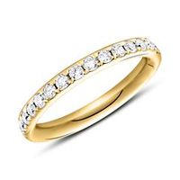 anillo eternidad oro 18 quilates 30 diamantes