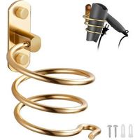 hair dryer stand aluminum wall-mounted hair dryer stand cable rack for kitchen bathroom bathroom a