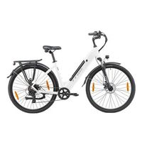 bicicleta electrica ttgo hz-28st - motor 250w bateria 36v20ah ruedas de 28 pulgadas velocidad maxima de 25 kmh freno de disco mecanico - blanco
