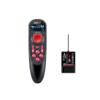 hotrc ds650 transmisor fhss 24ghz 6ch con pantalla a colorbateria integrada de 37v 1500mahcontrolador de radio con r