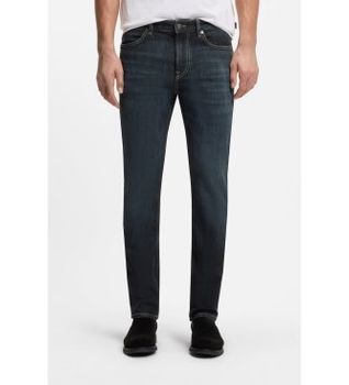 BOSS para hombre. 50566047 Jeans Delaware azul oscuro (33/32), Casual, Algodón, Denim, Marino