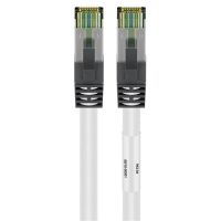 cable de red goobay 55126 3 m cat81 sftp rj-45 blanco