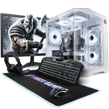 Vibox V-505 AMD Ryzen 5 16GB 1TB SSD RTX 3050 Windows 11 Monitor 23