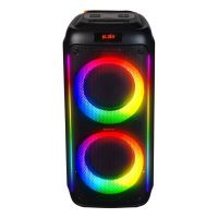 altavoces denver bluetooth inalambricos 100w con usb microsd y microfono integrado