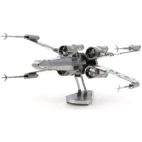 maqueta caza x-wing star wars de metal 3d