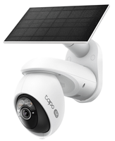 camara exterior ip wifi tp-link tapo c660 4k 8mp panel solar ip65 v nocturna color 360 ia