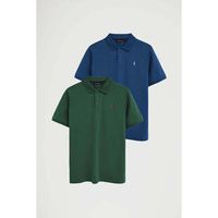 polo club polo pack 2 - rigby go polo ss vo ib-bg para hombre