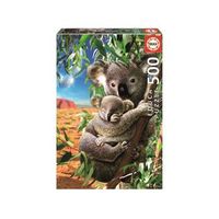 puzzle 500 koala con su cahorro